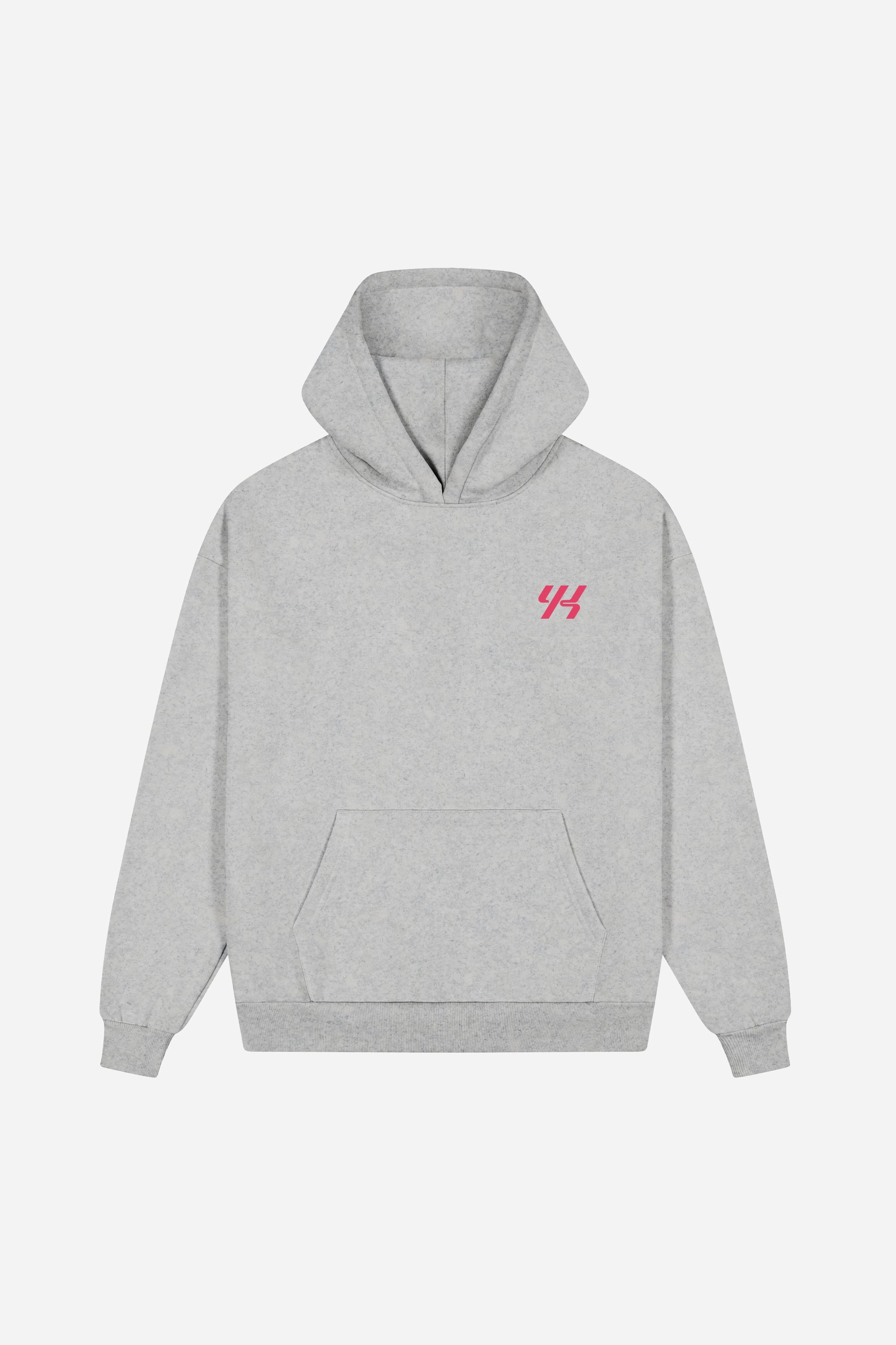 YK Move Champion Hoodie | Grey Possum like Faded Wash Effect