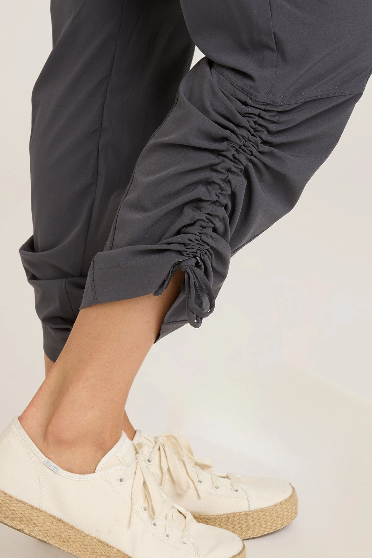 Windproof coating Breathable layers Runyon Whisper Stretch Adjustable Ruched Active Pant