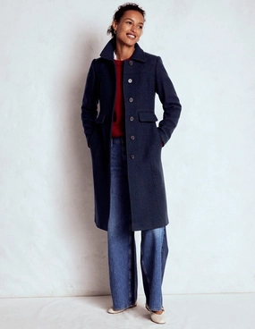 St Albans Coat-Navy Seamless Design Compact packaging