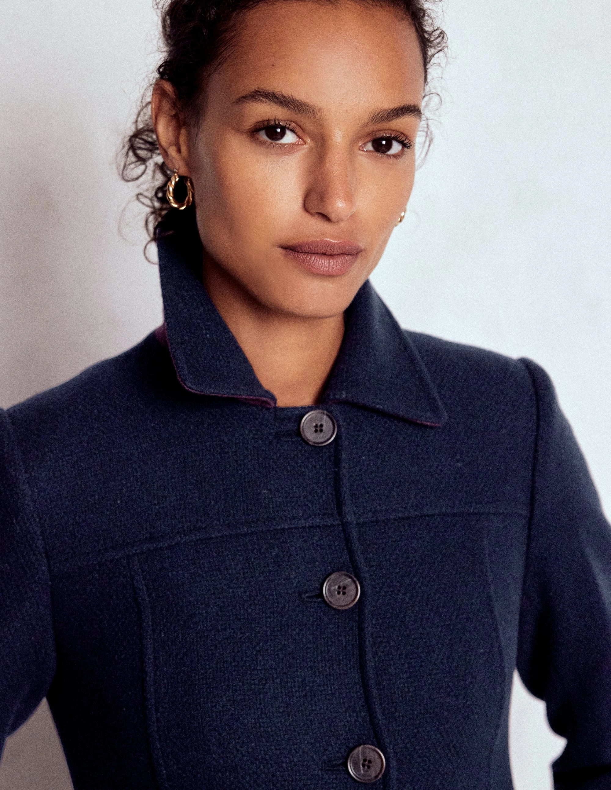 Reflective Detailing St Albans Coat-Navy