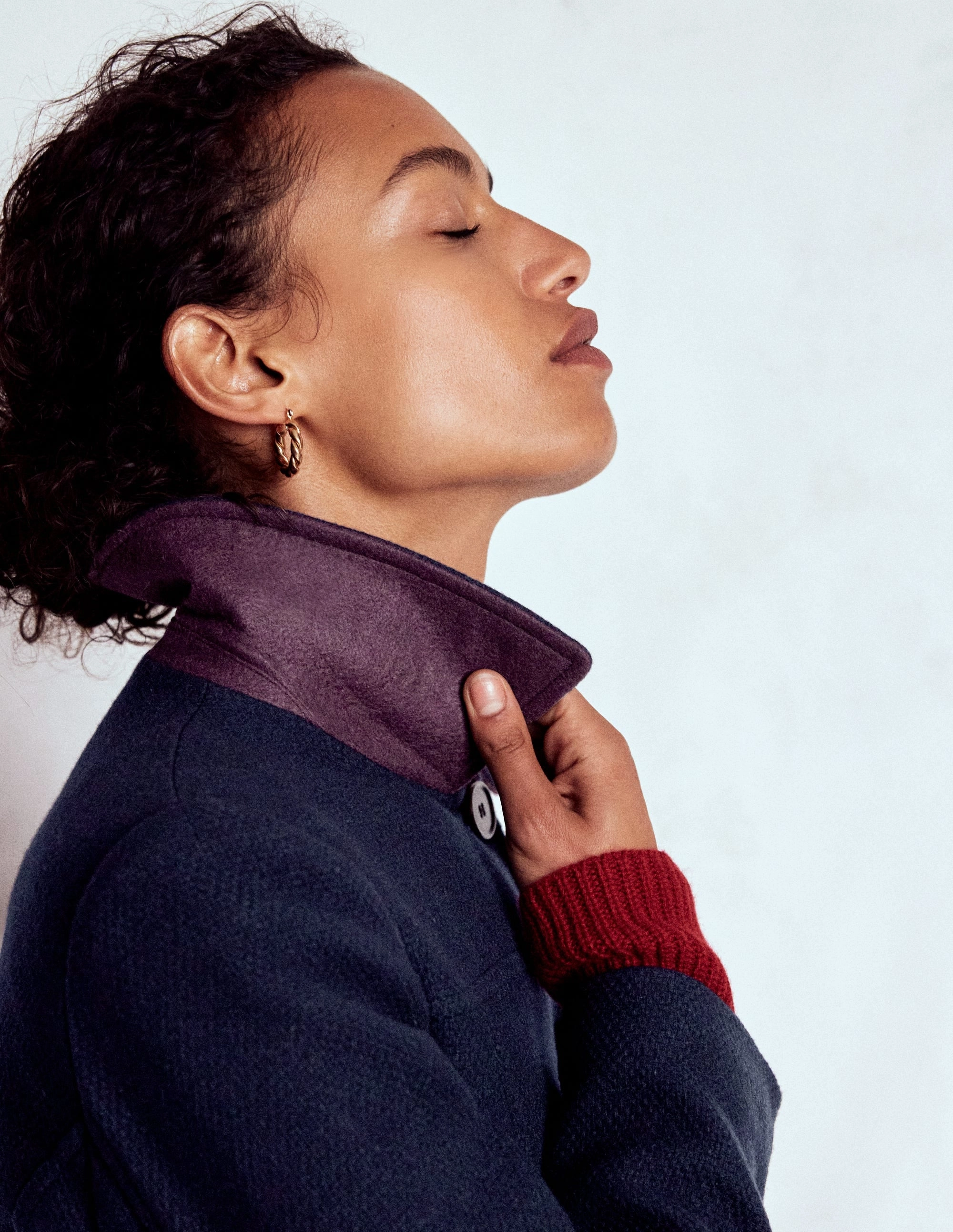 St Albans Coat-Navy ScratchResistant Zippers