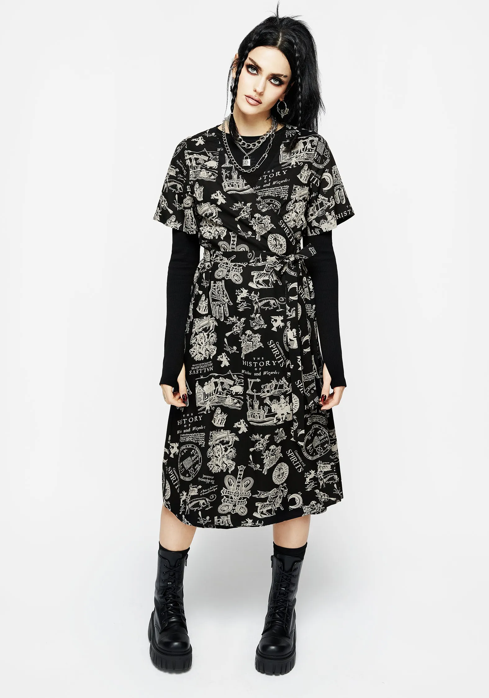 Simple Form Modern Chic Heresy Wrap Midi Dress