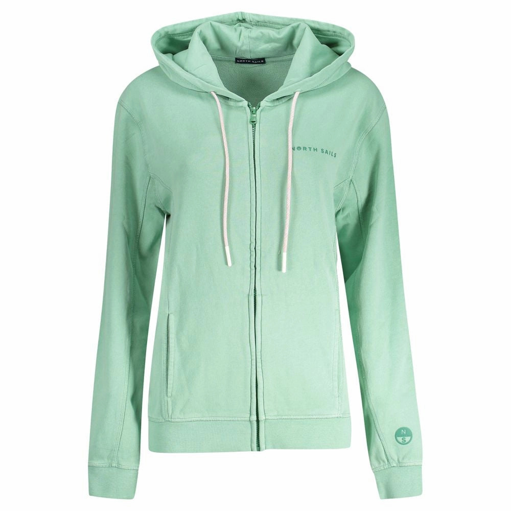 North Sails Cotton Women Women's Sweater Temperature Regulating Double Layered Collars