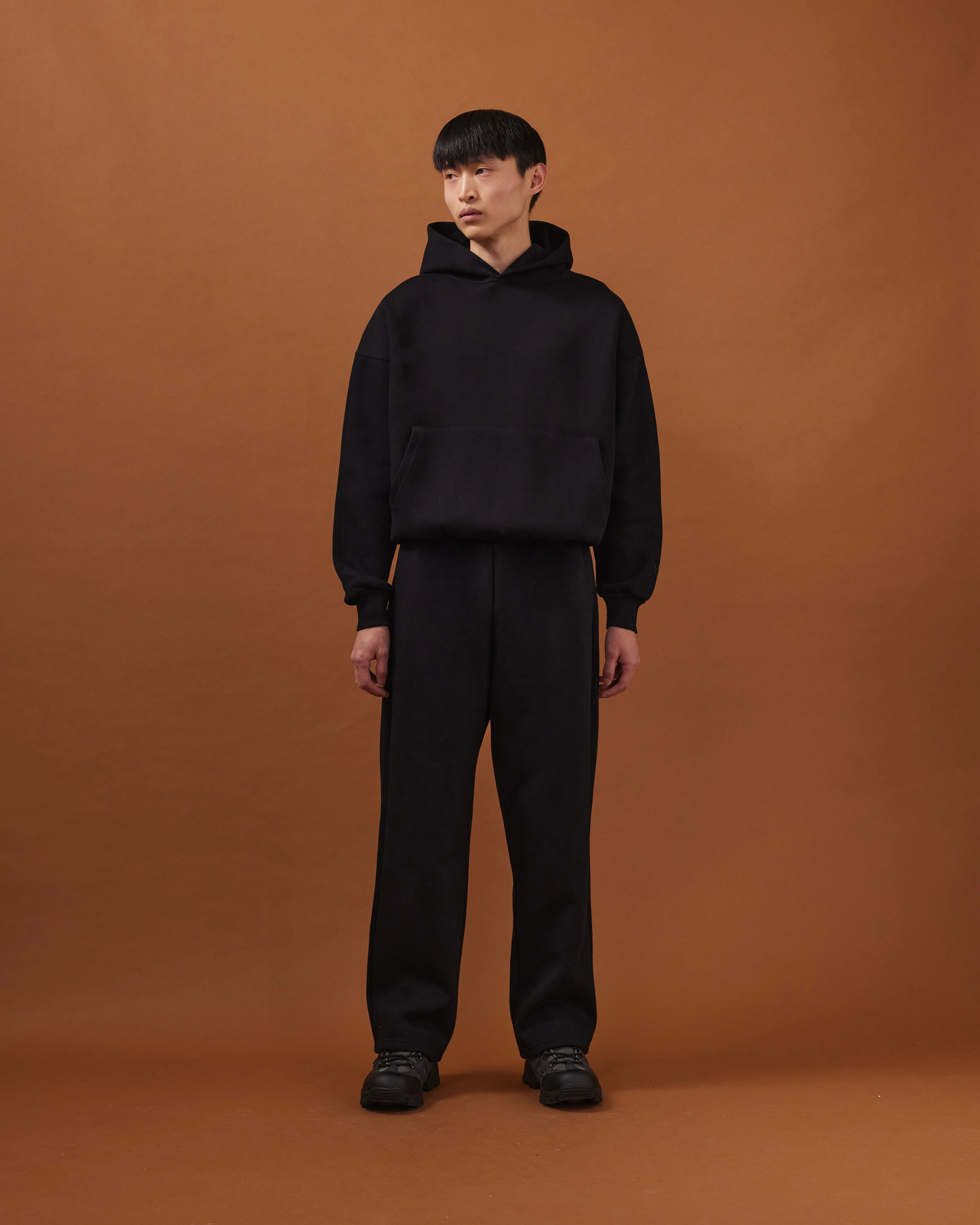 Skate Inspired Loose Fit Nothing Hoodie | Tar