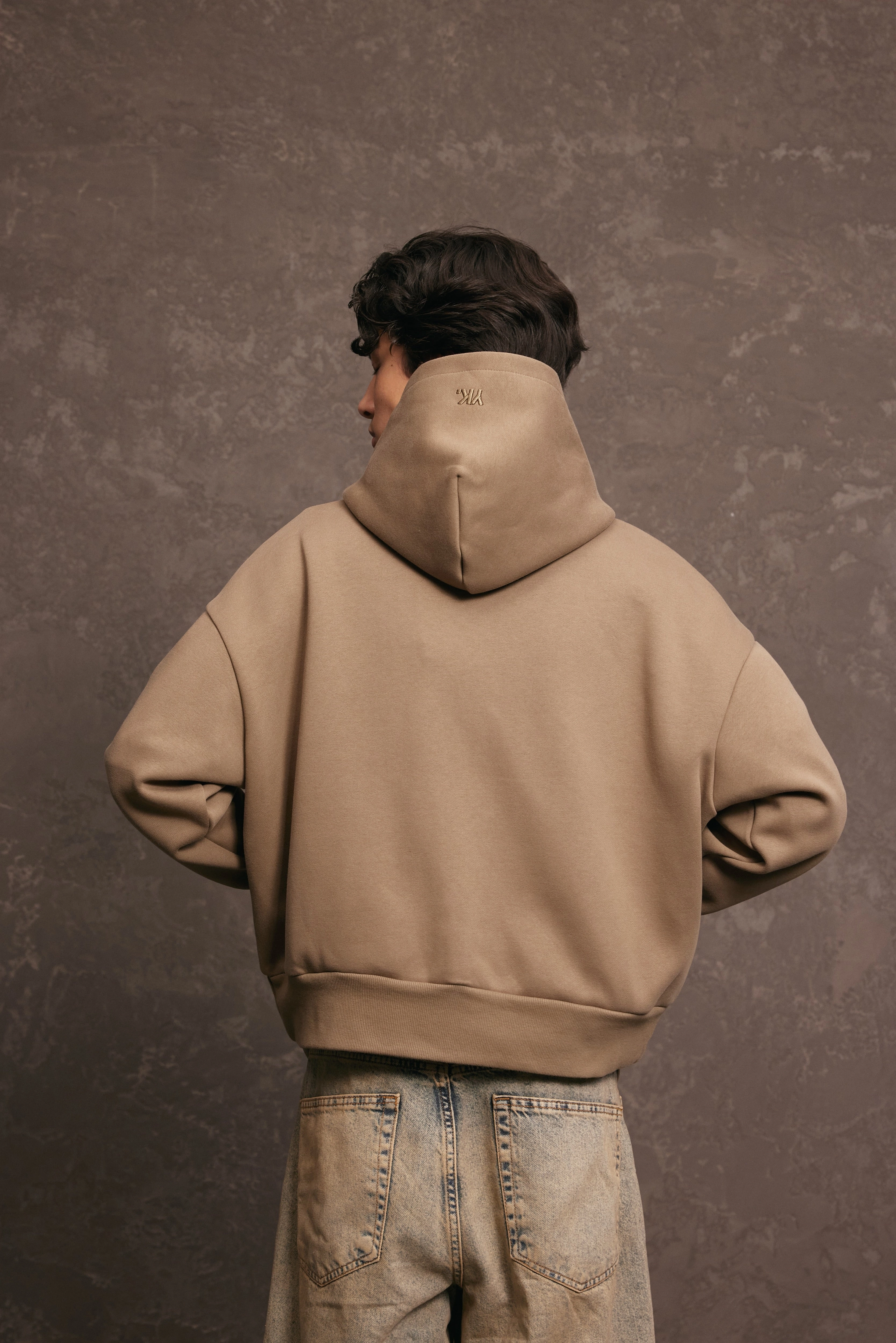 Performance Wear Nothing Zip Up Hoodie | Taupe