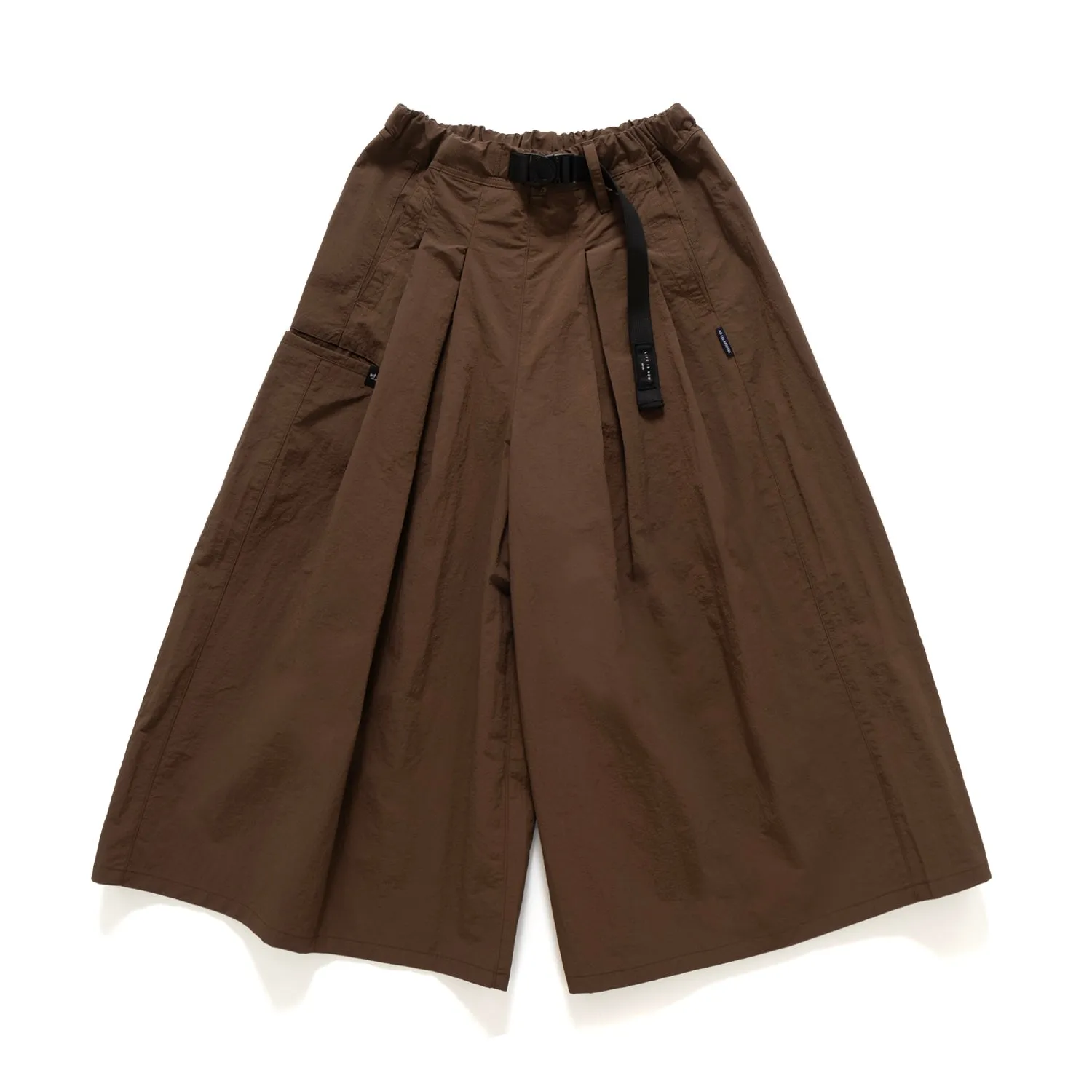 (PT364) Ankle Pleated Wide Pants Layered Style Go Anywhere