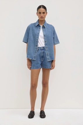 Move Flow Boxy Denim Short