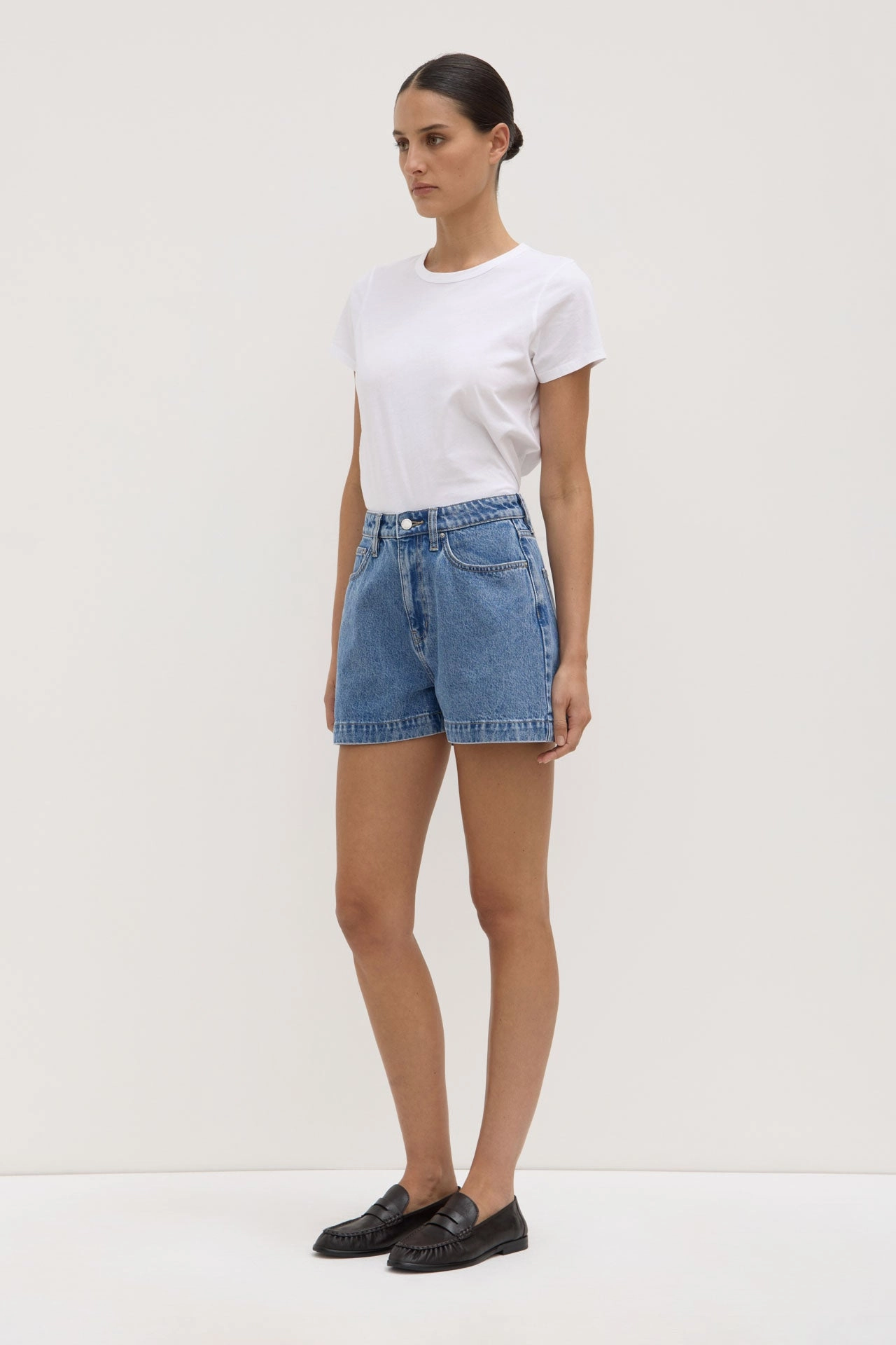 Boxy Denim Short fitness enthusiasts Warm Weather Wear