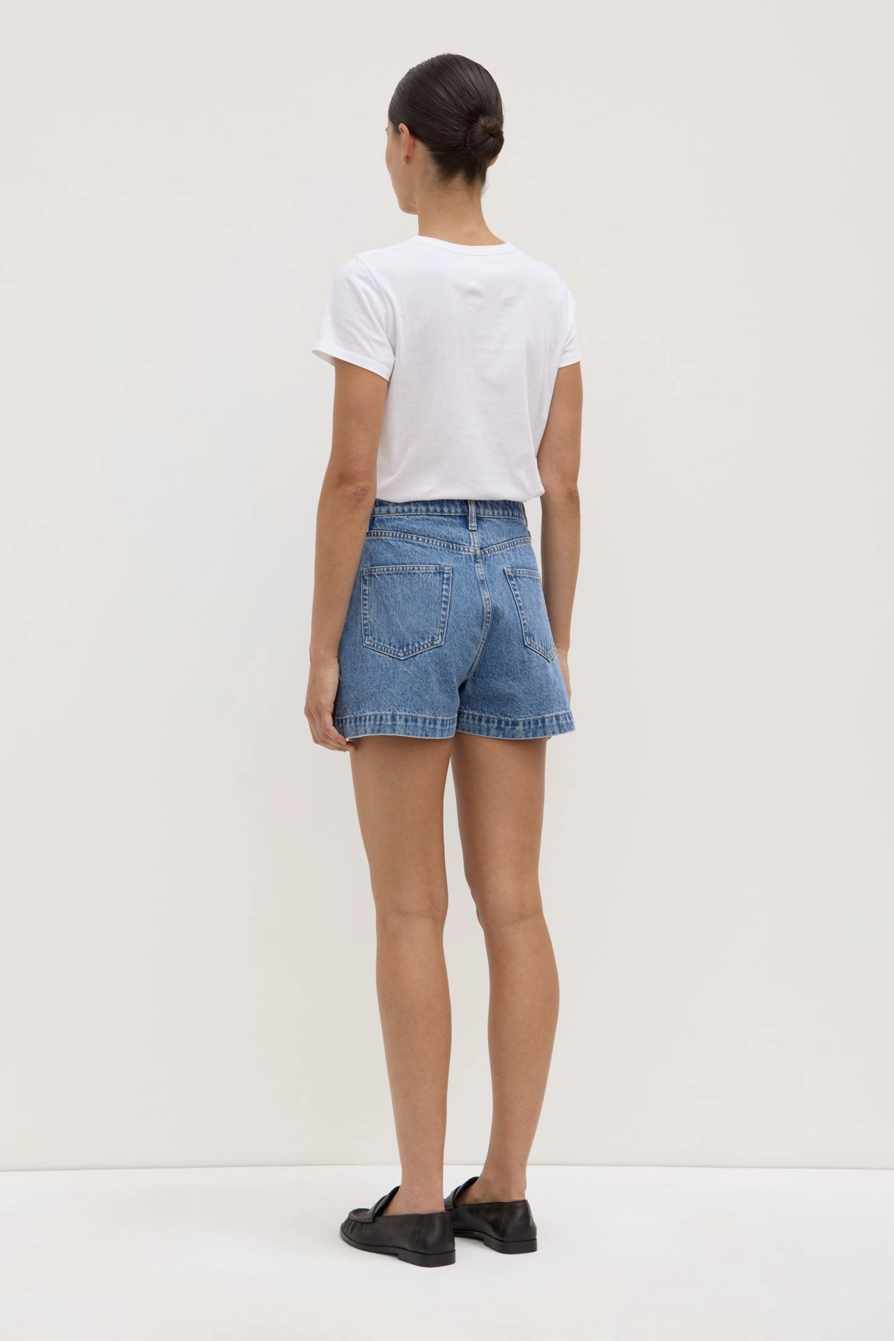 Boxy Denim Short Snag Free Design