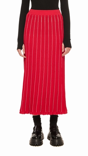 Fancy Knit Skirt Anti Static Lining