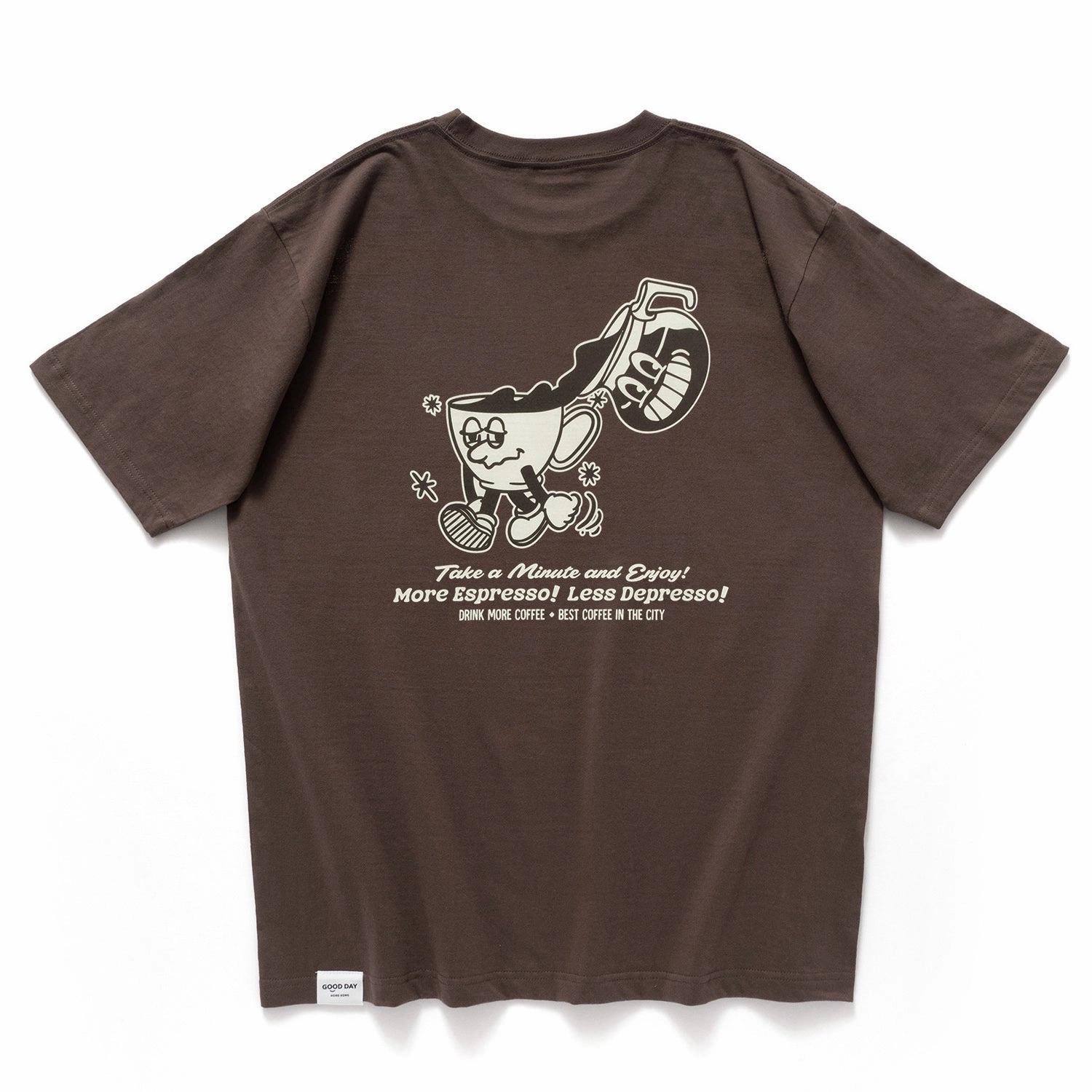 Ethically Sourced Material (ZT1755) Coffee Power Graphic Tee