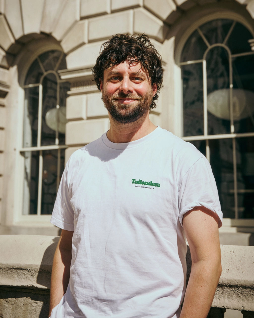 Tailenders 'Wait There!' Tee - White Breathable Style Relaxed Fit