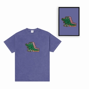 Minimalist fashion informal gathering Other Side Store 'Croc In Crocs' Tee & Print Bundle
