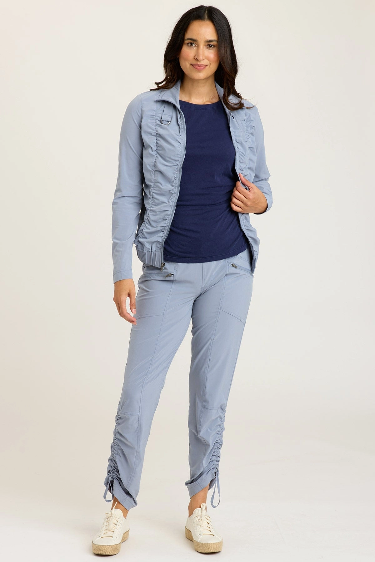 Runyon Whisper Stretch Adjustable Ruched Active Pant Breathable Fit Multi Purpose