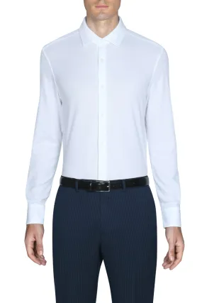 Exclusive Collection Sports Ready Knit Smart Shirt | White WH001Z