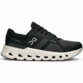 On Men's Cloudrunner 2 Running Shoes Eclipse / Black Secure lacing system