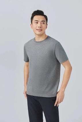 V-Neck Regal Crew Neck T-Shirt | Dark Grey EBCG30