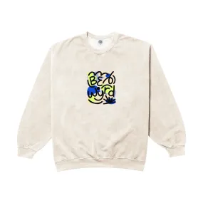 Snuggle Ready C.D x UN:IK 'Be Wyrd' Washed Sweater - Ecru