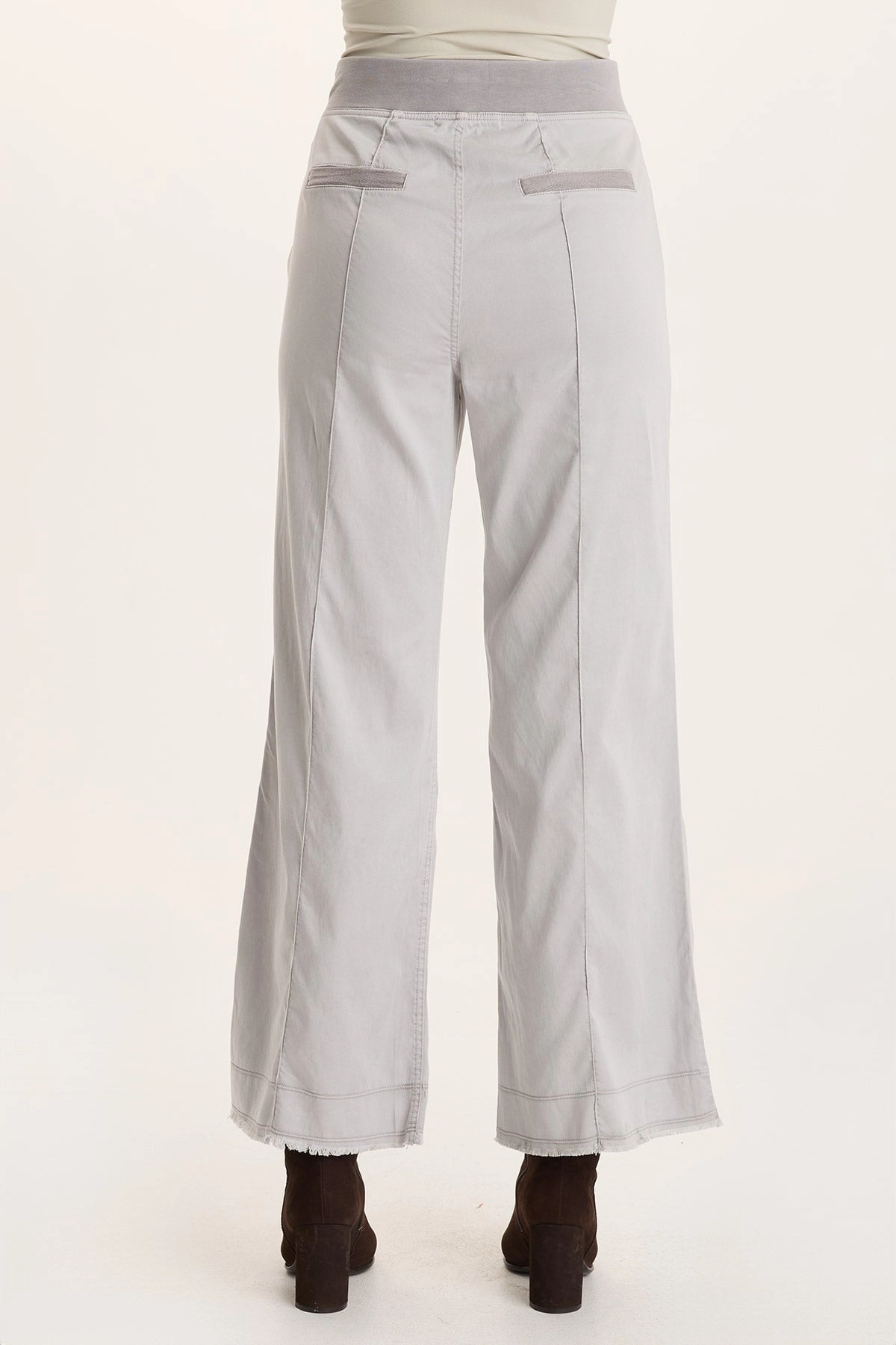 Orn Tencel Pull-On Wide-Leg Pant Anti Snag Threading Comfortable Fit Wear