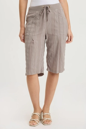 Osbert Textured Gauze Multi-Pocket Bermuda Short Biodegradable Material Option
