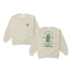 Other Side Store 'Leaning Tower' Sweater - Vintage Washed Cream Comfy Material Cold Day Look