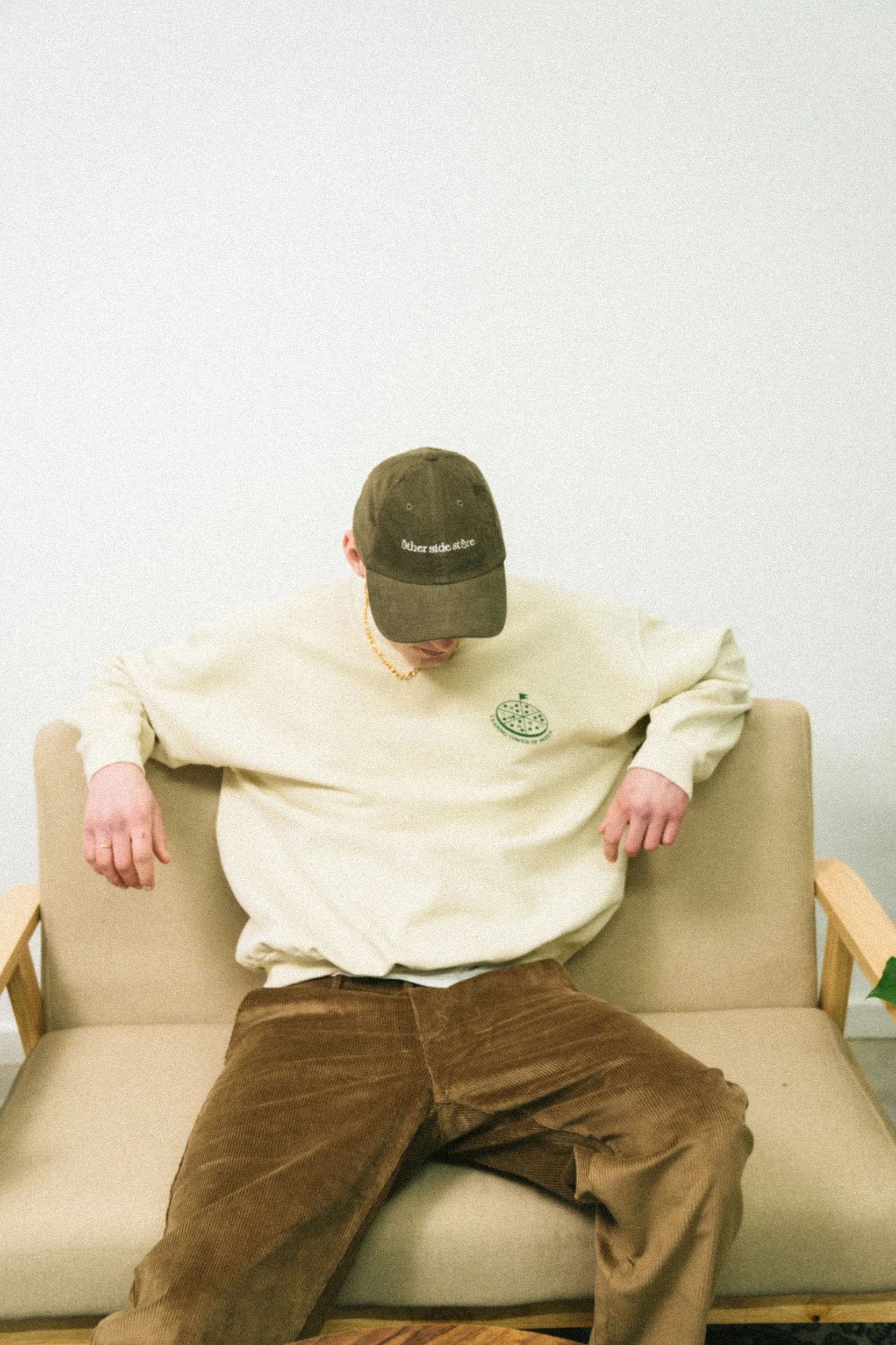 Casual Fit Winter Ready Wear Other Side Store 'Leaning Tower' Sweater - Vintage Washed Cream