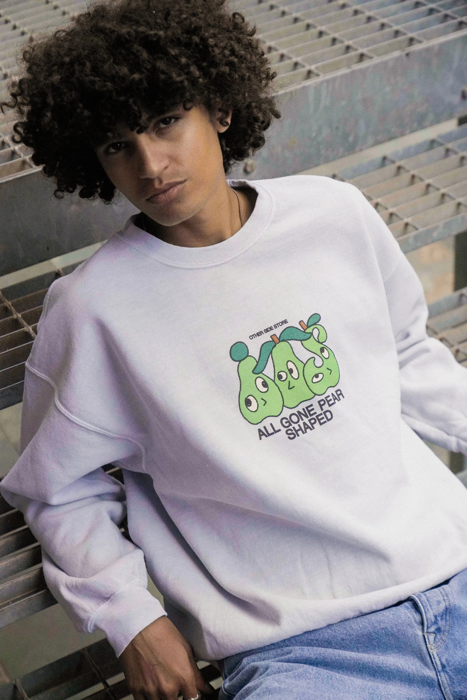Other Side Store 'Pear Shaped' Sweater - Vintage Washed Grey Everyday knitwear Effortless Warmth