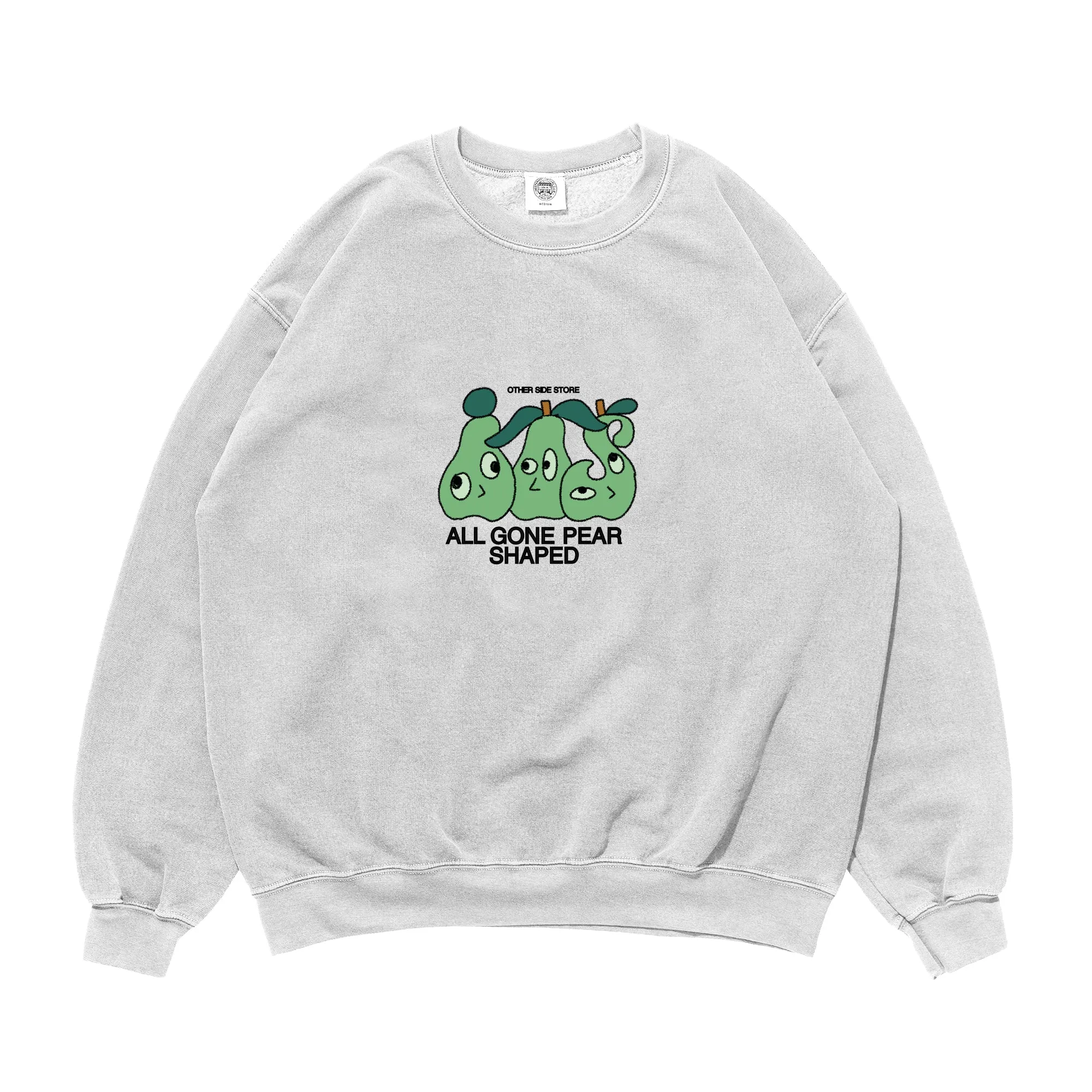 Other Side Store 'Pear Shaped' Sweater - Vintage Washed Grey Versatile Styling Snuggly Comfort