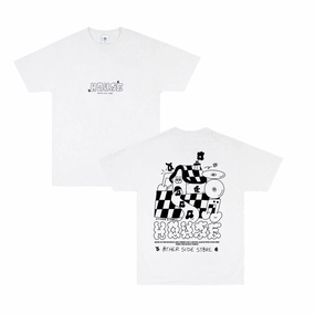 Streetwear attitude Other Side Store 'House Tunes' Tee - White