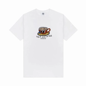 Other Side Store 'Tea on a Tee' Tee - White MultiPly Fabric