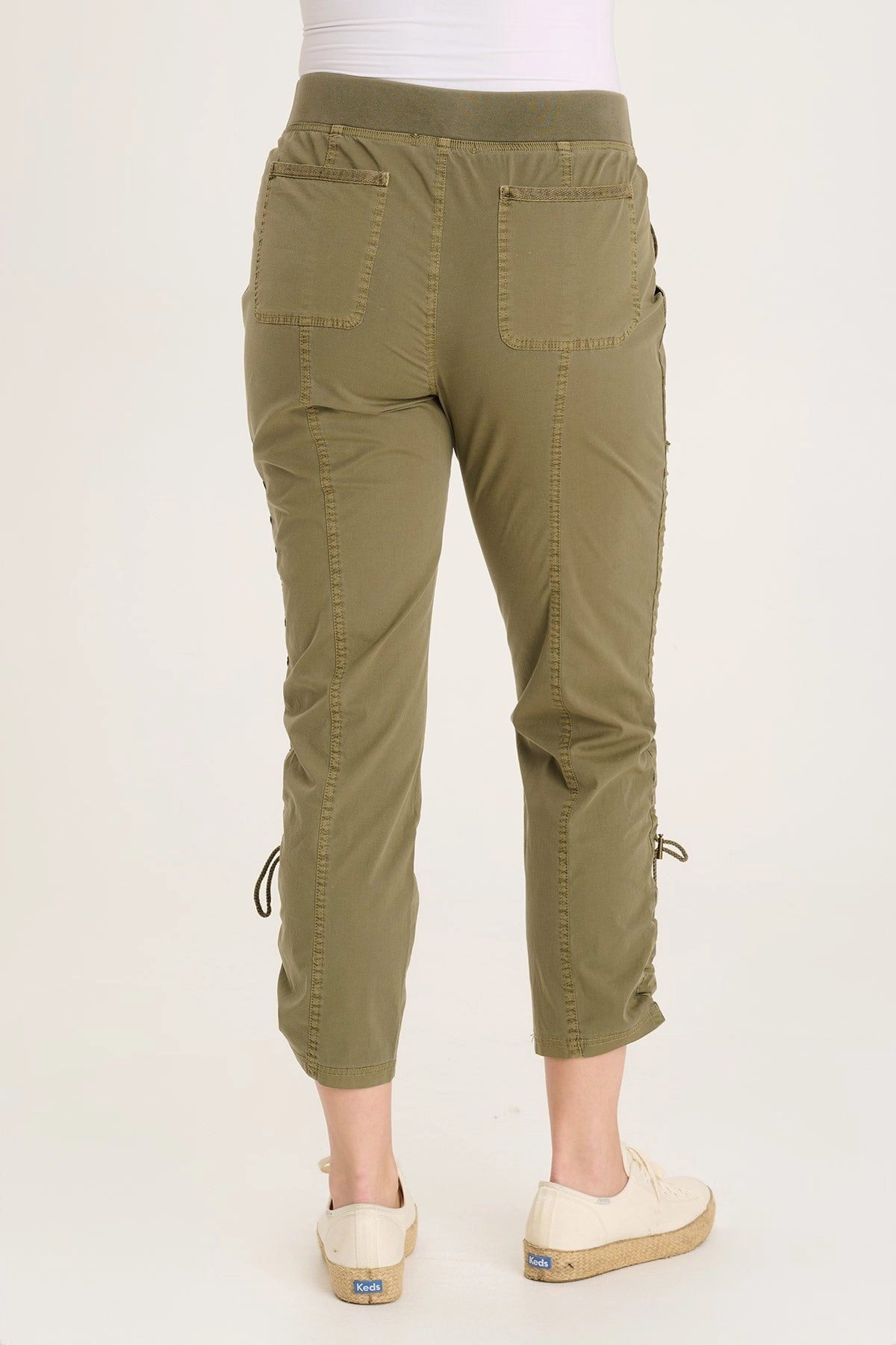 Otish Slim Poplin Crop Anti Odor Treatment Lightweight Wear