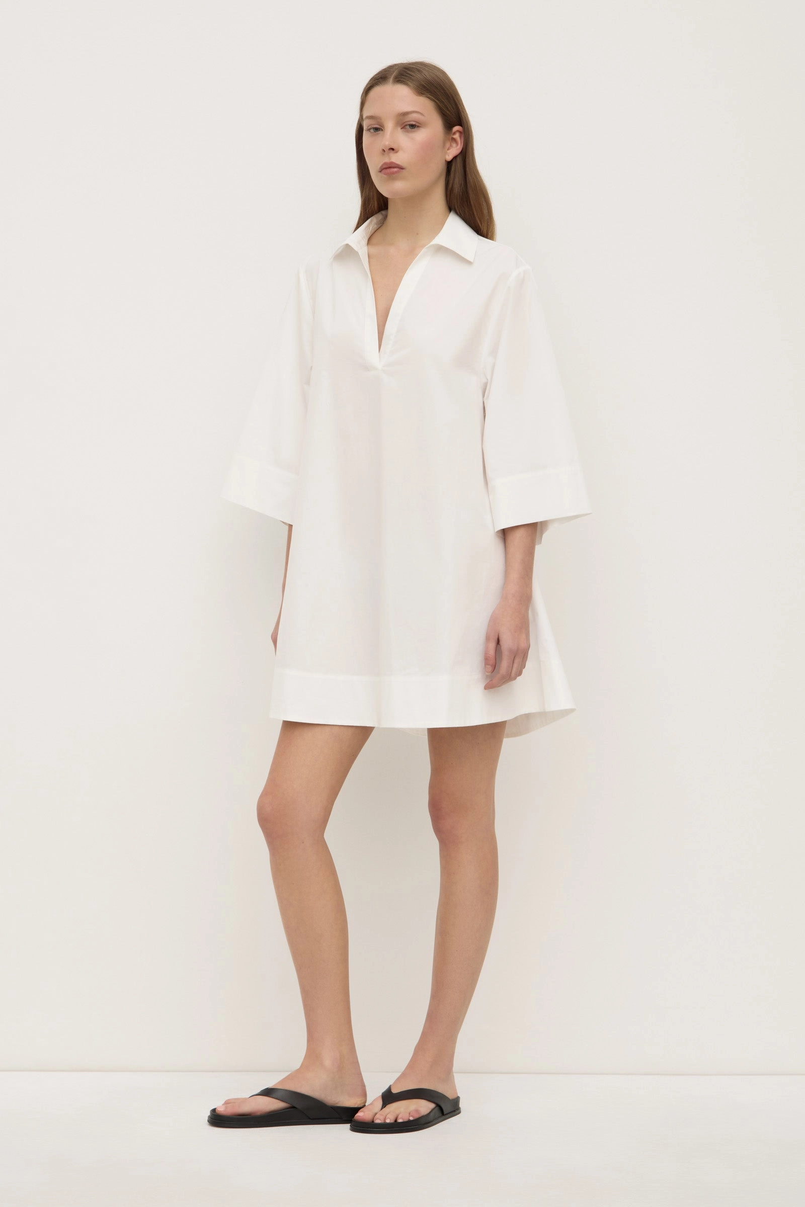 Claire Mini Shirt Dress Easy Comfort