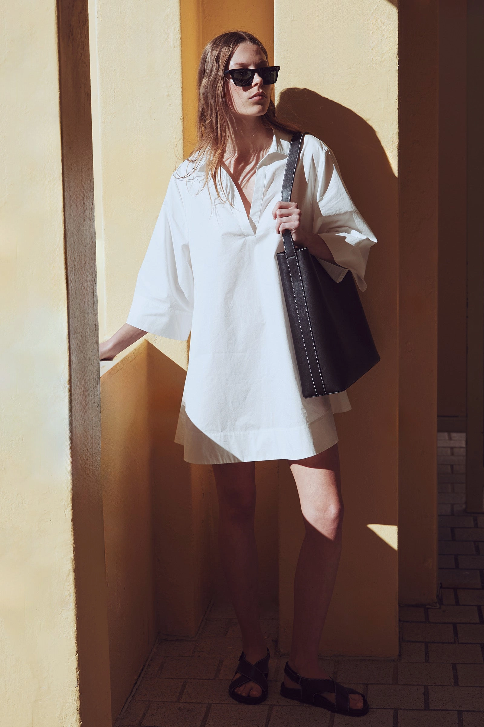 Airy Movement Claire Mini Shirt Dress