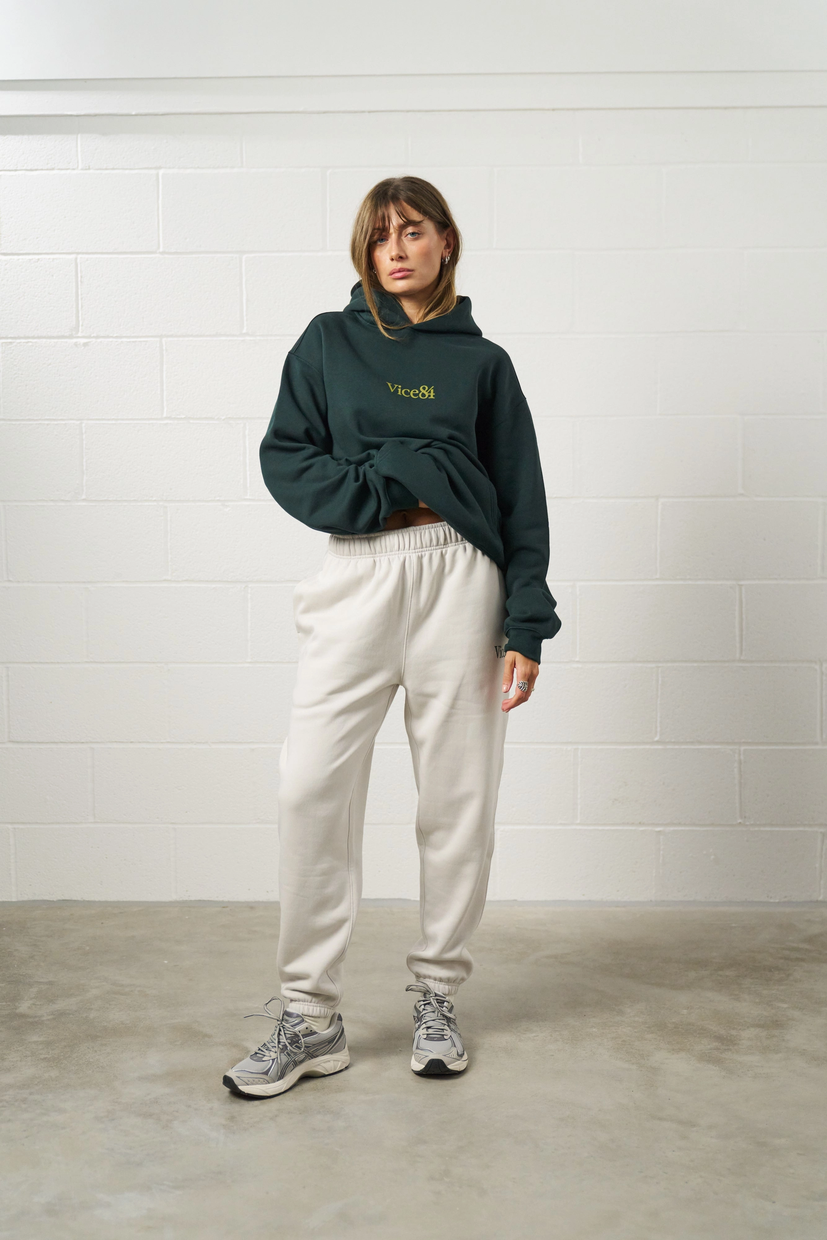 Urban appeal Vice 84 Premium Hoodie - Pine Green