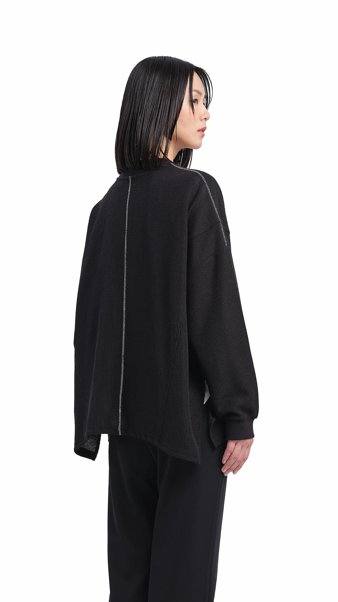 Oversized Cut Sewn Cardigan Durable Abrasion Resistant AntiStaticFinish
