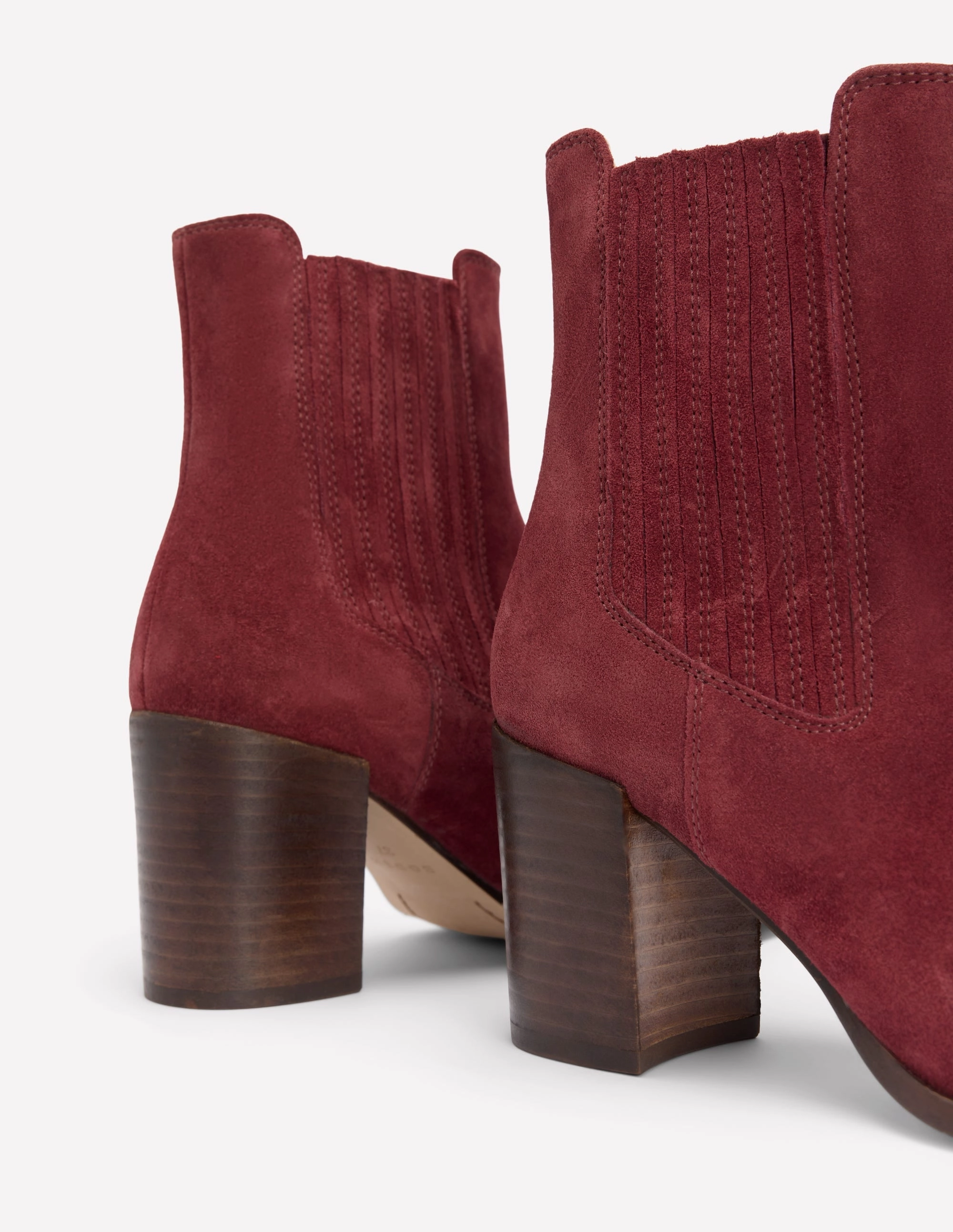 Point Casual Ankle Boots-Oxblood Anti Fatigue Technology Flexible structure