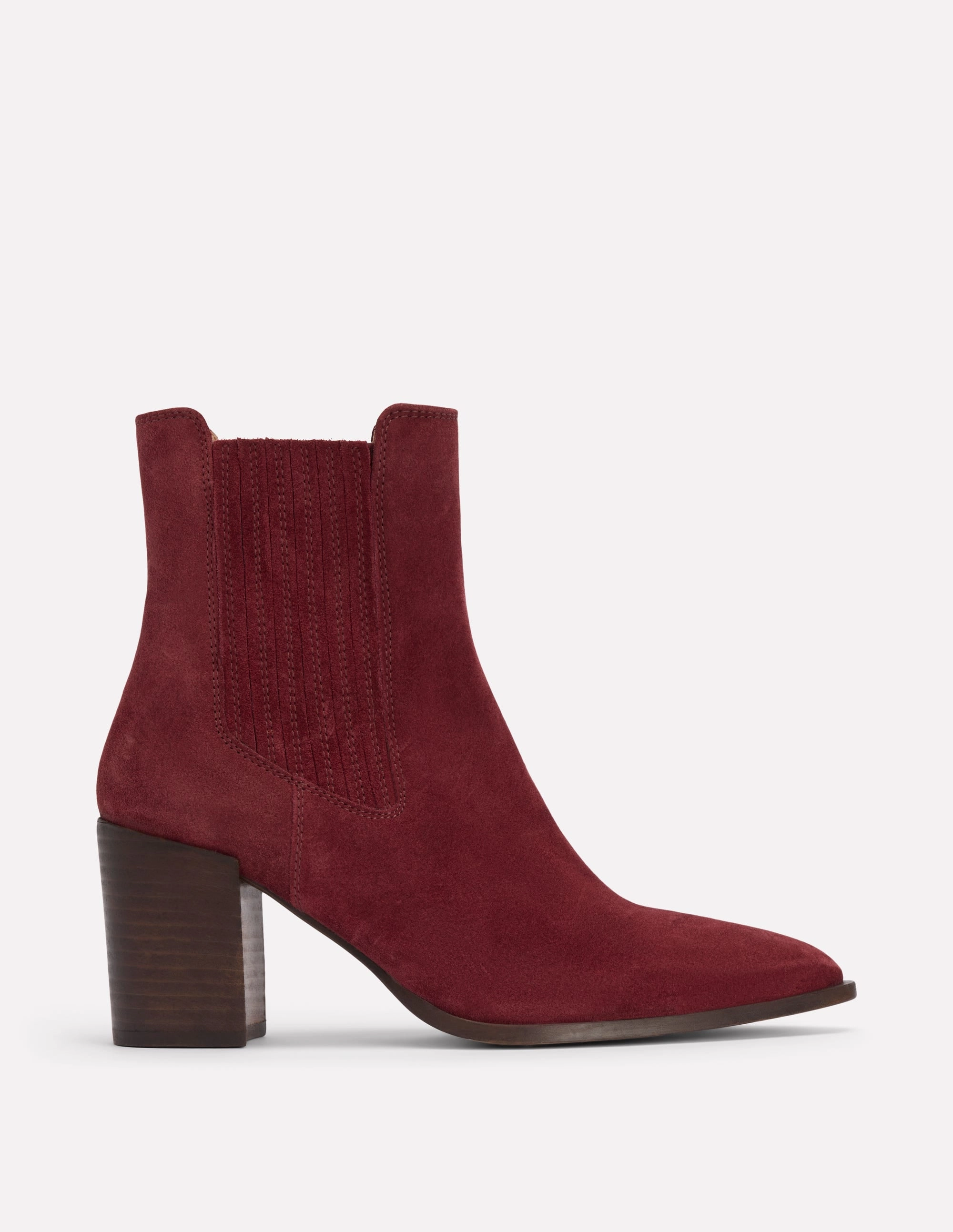 Point Casual Ankle Boots-Oxblood Eva Midsole