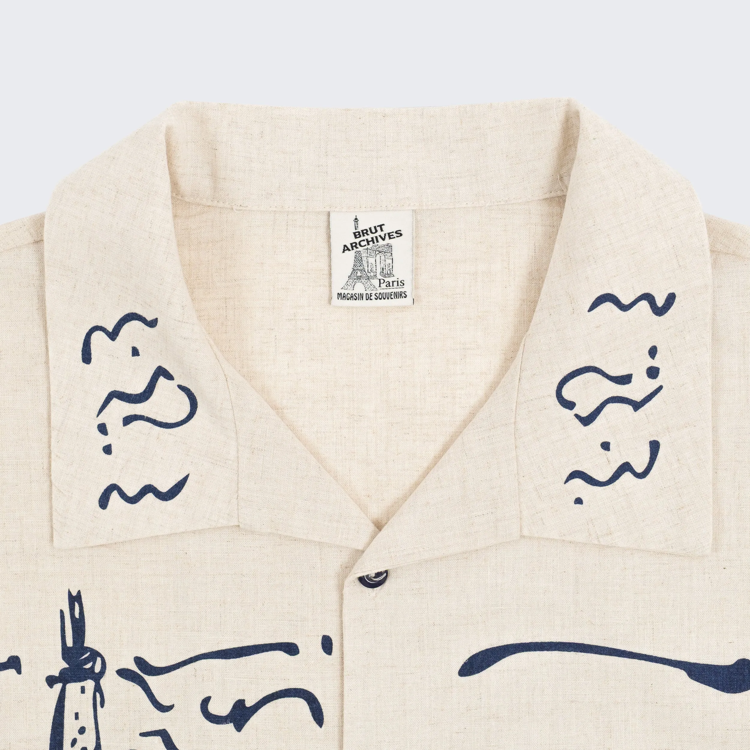 PAINTED IN PARIS SHIRT Seamless Side Panels Current Style