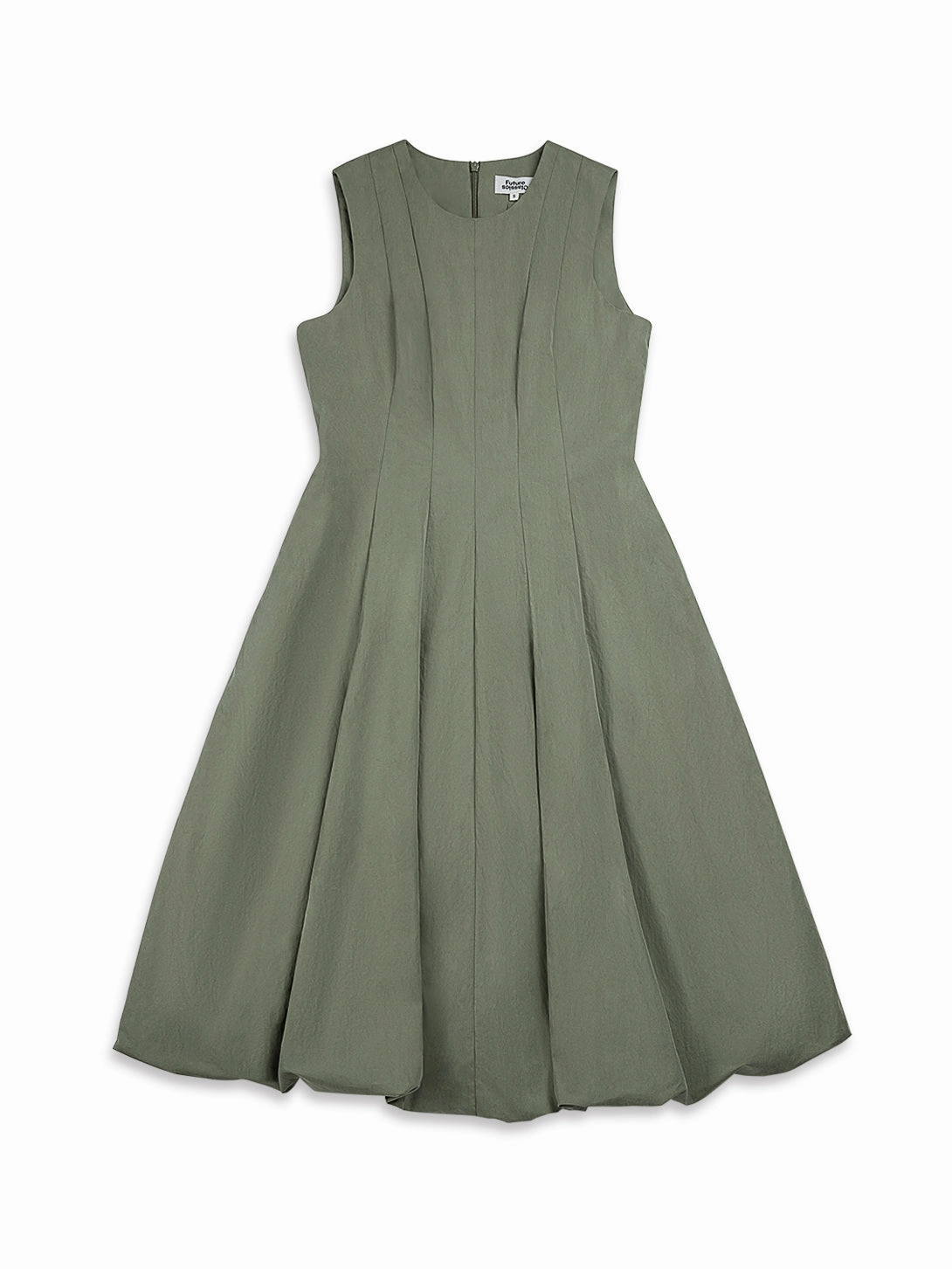 Maternity-Fit Panel Balloon Dress