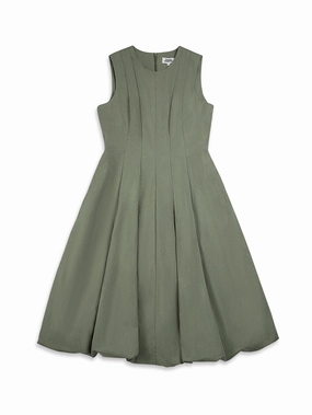 Panel Balloon Dress Neutral Layer All Day