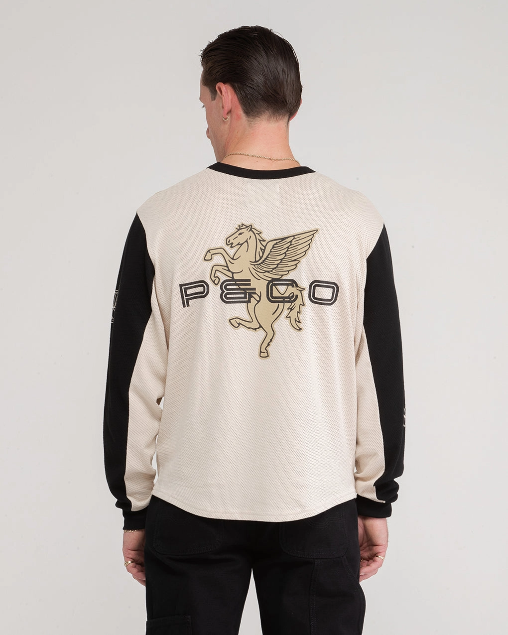 Fit For Comfort Abstract print Paradise Trophy Racing Jersey - Ecru