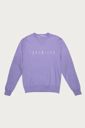 Paradised Crew In Lavender Casual Layering