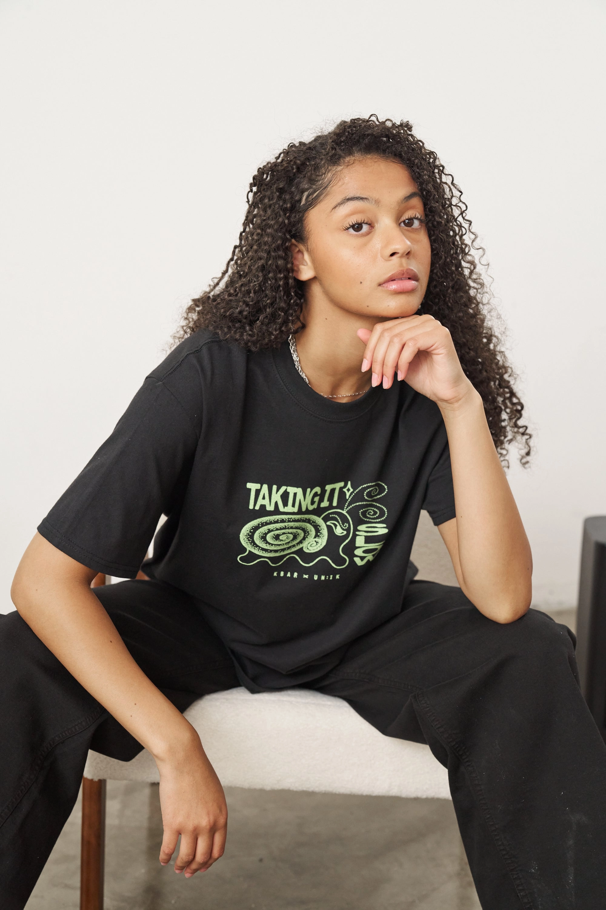Comfortable Wear KBAR X UN:IK 'Taking It Slow' Tee - Black