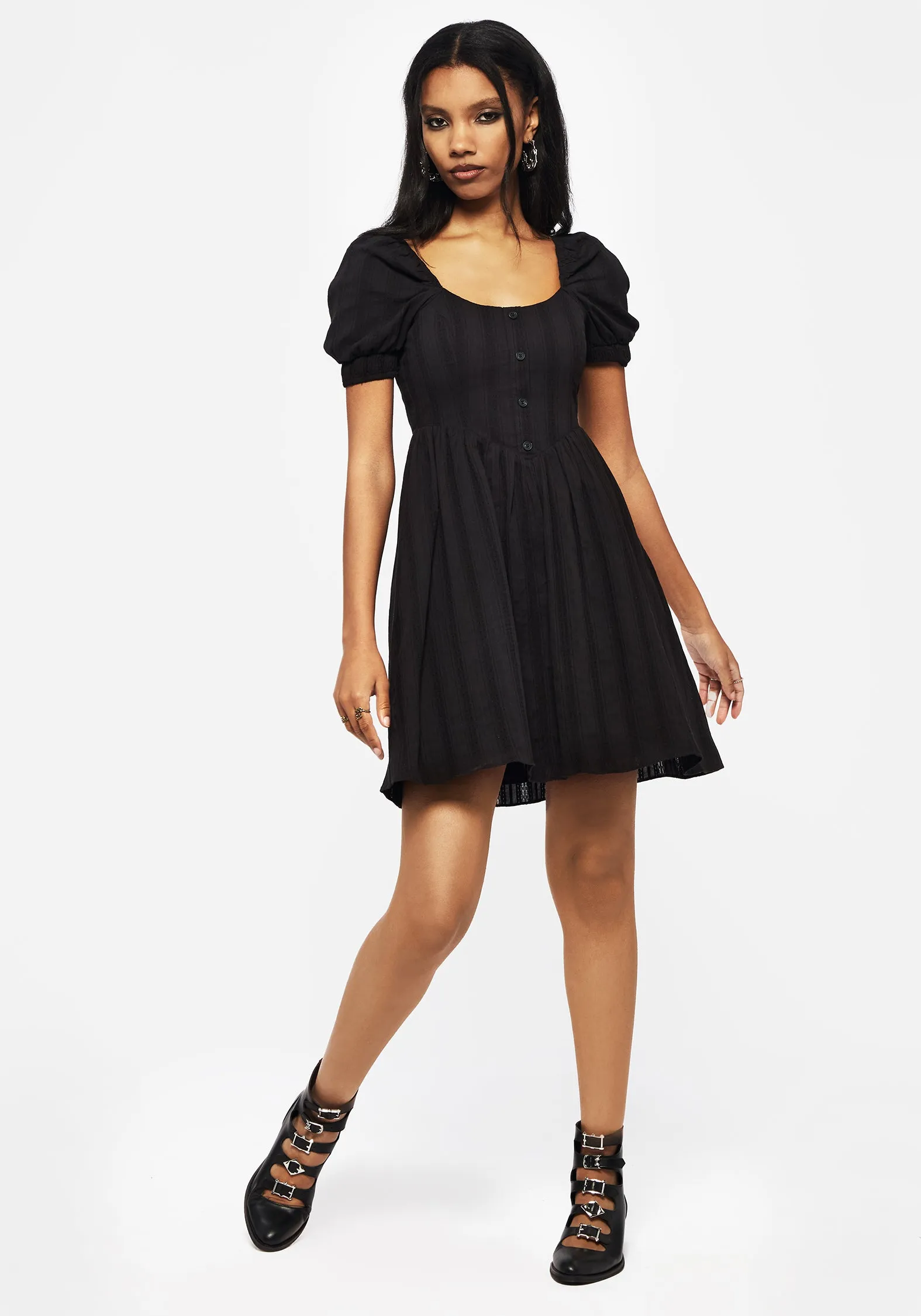 Dressy Yet Comfortable Marcia Broderie Mini Dress