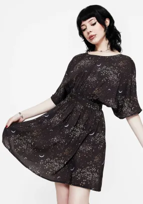 Peaseblossom Celestial Tie Back Mini Dress Moment Soft