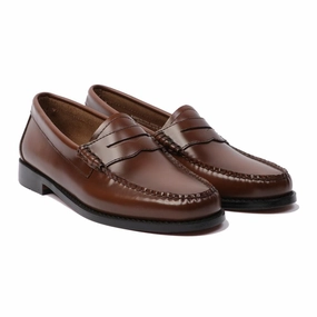 Penny Cognac Loafers (women) Grip Sole Walk Smart