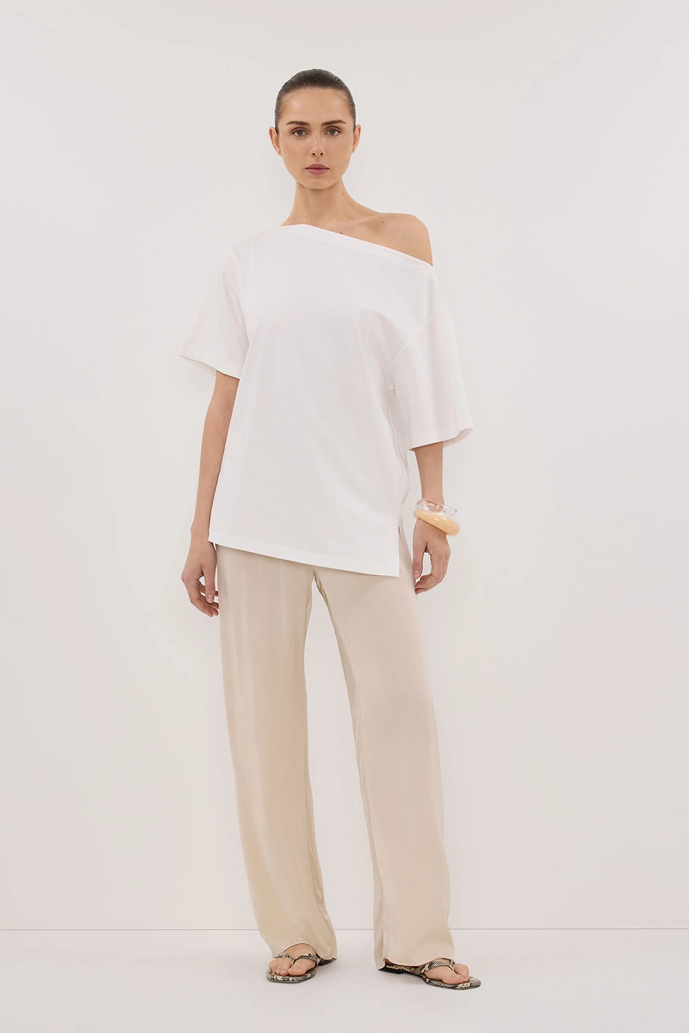 PERCY SANDSTONE SILK PANT TouchscreenCompatiblePockets