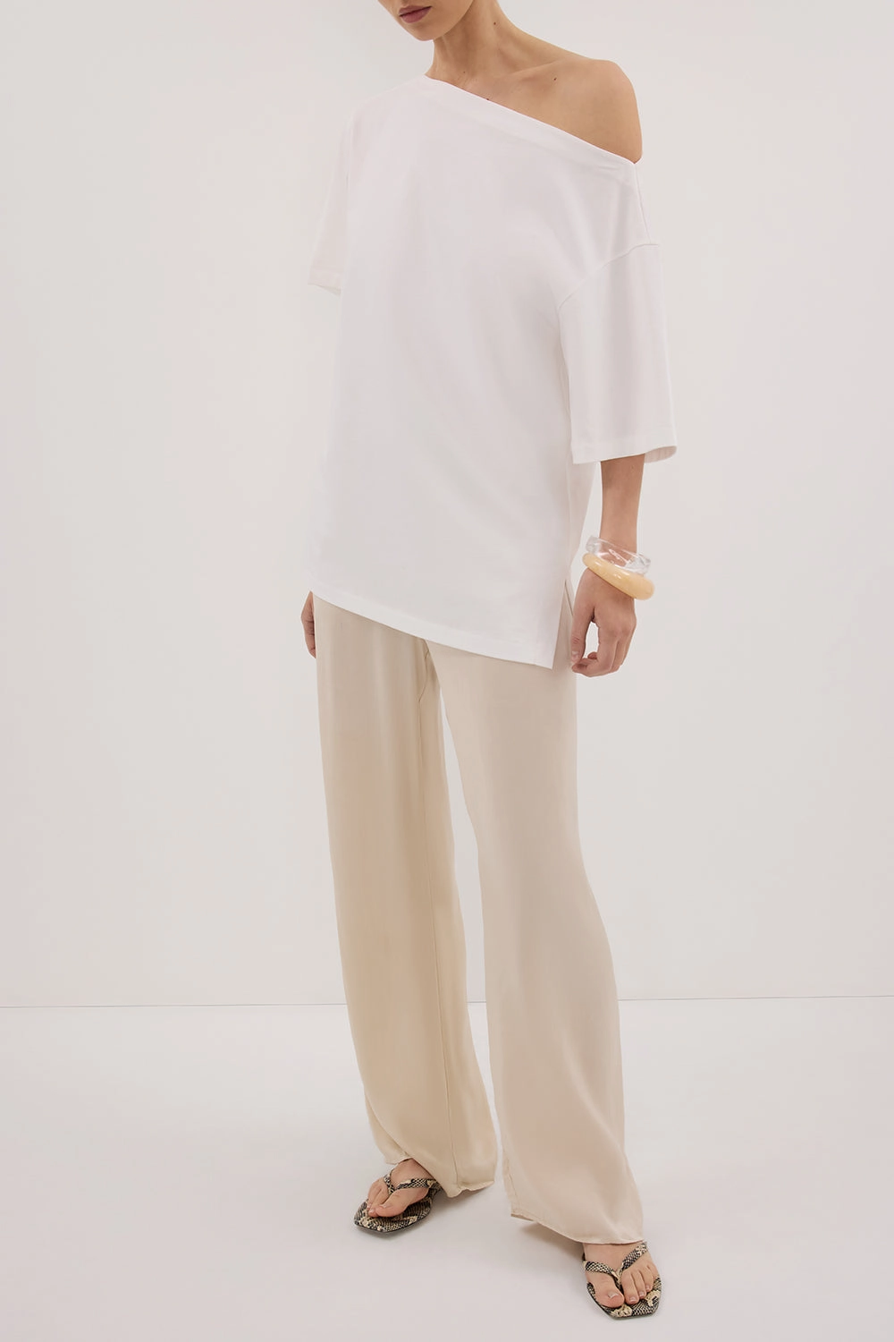 Relax Mode PERCY SANDSTONE SILK PANT