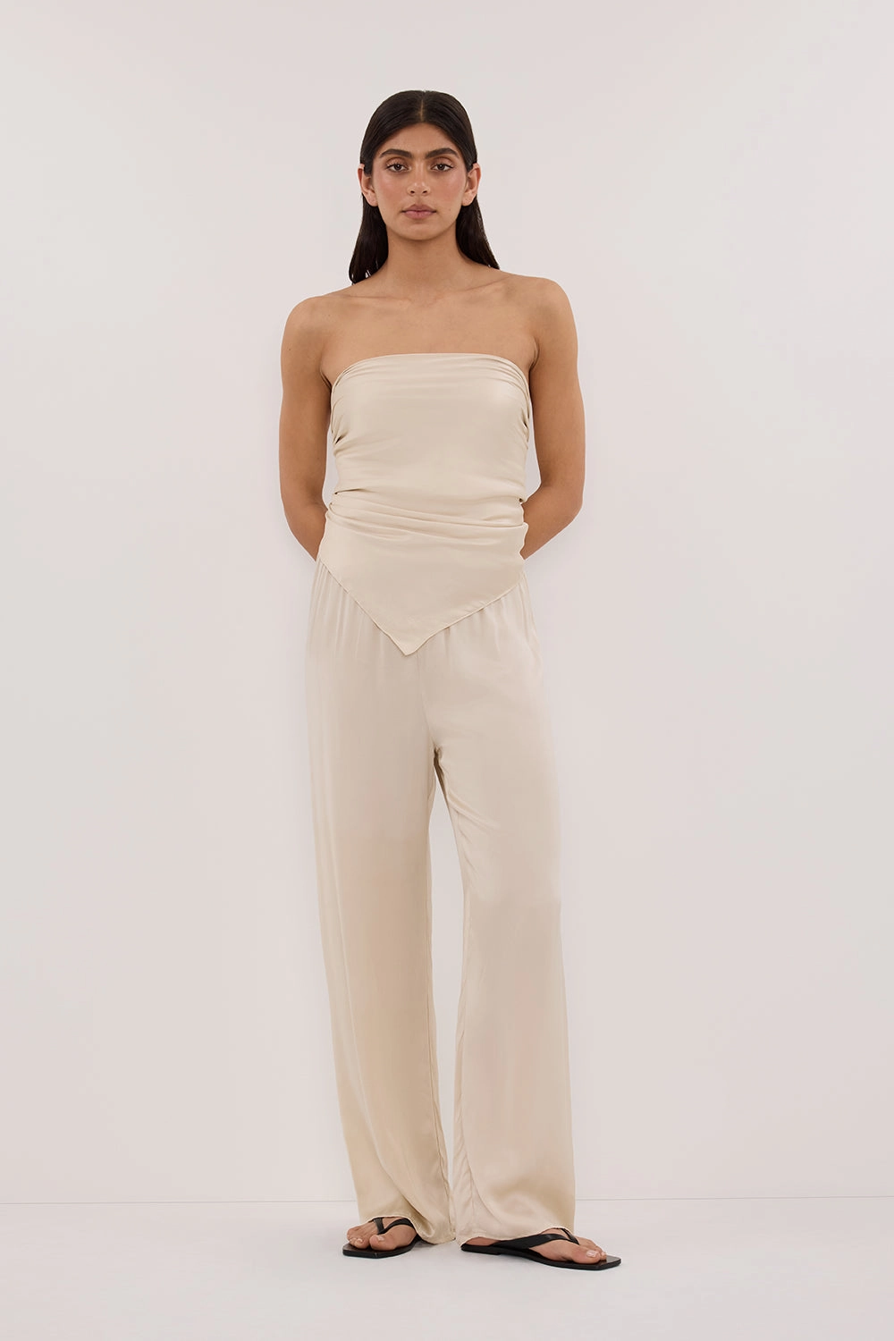 QuickDryTechnology PERCY SANDSTONE SILK PANT