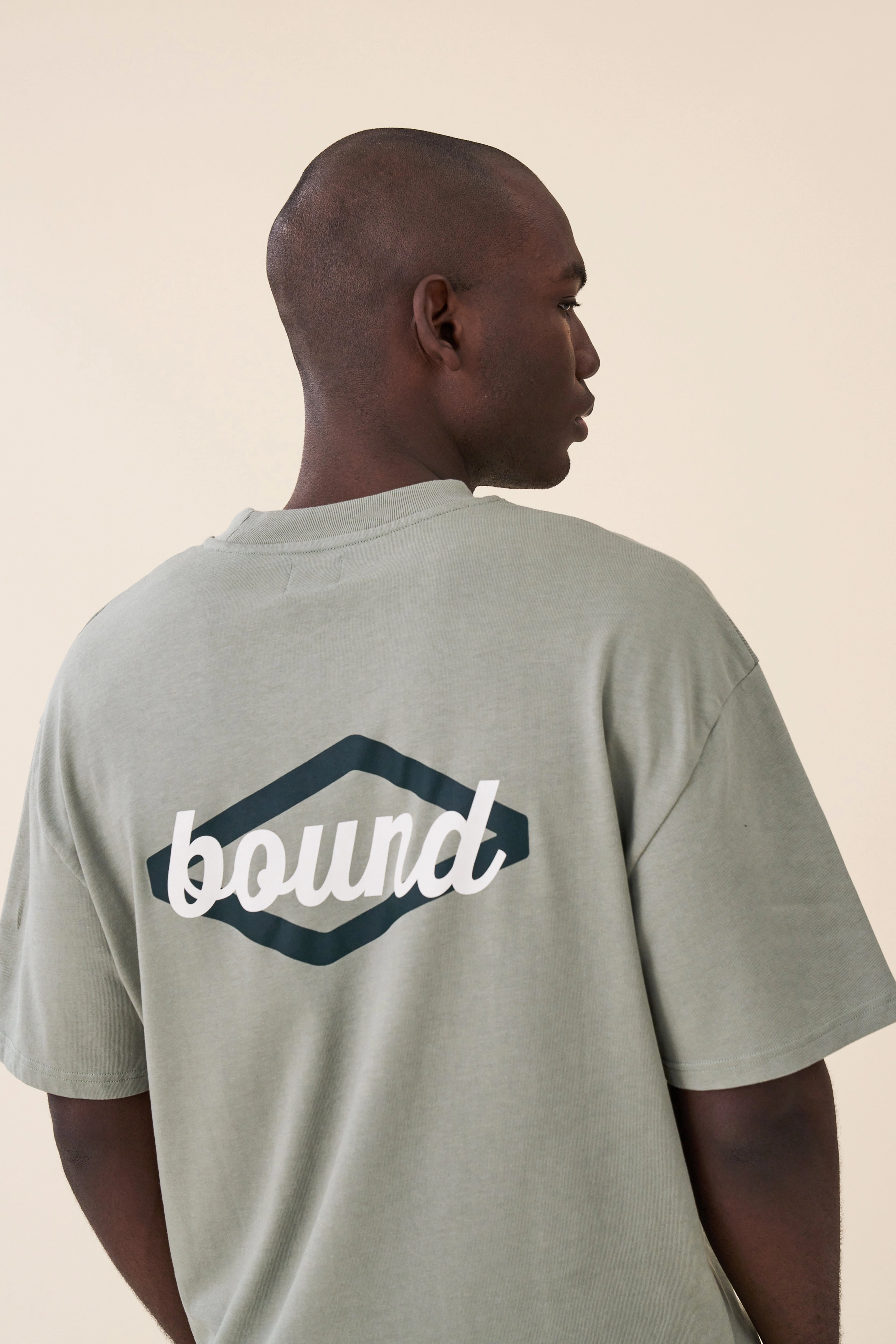 bound 'Hatch' Tee - Sage Easy-to-Match